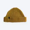 Mustard rib beanie